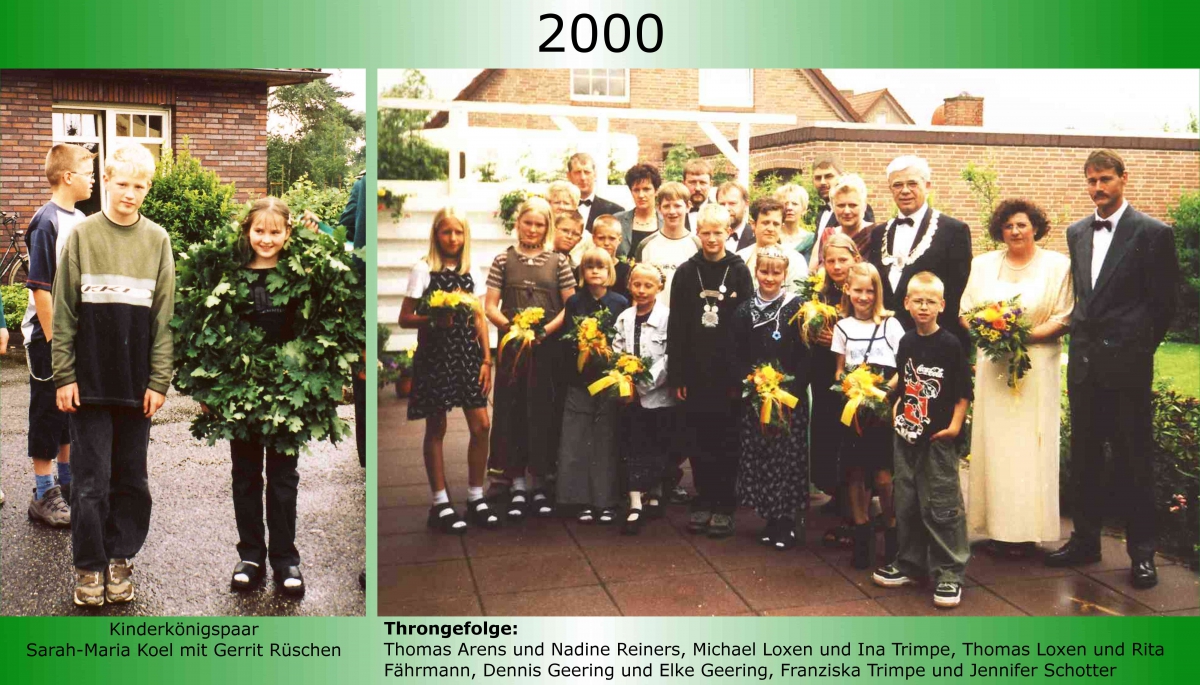 2000 Kinderkoenigspaar Shara Maria Koel Gerrit Rueschen