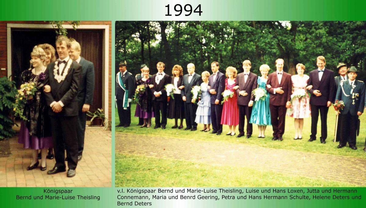 1994 Koenigspaar Thron Bernd Theisling