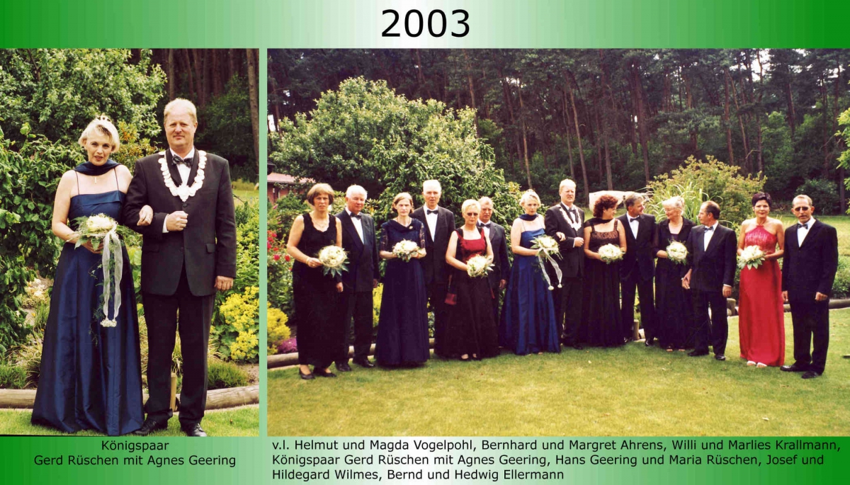2003 Koenigspaar Thron Gerd Rueschen 1